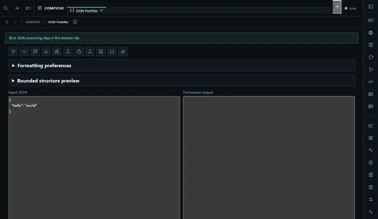 COMPOSR interface